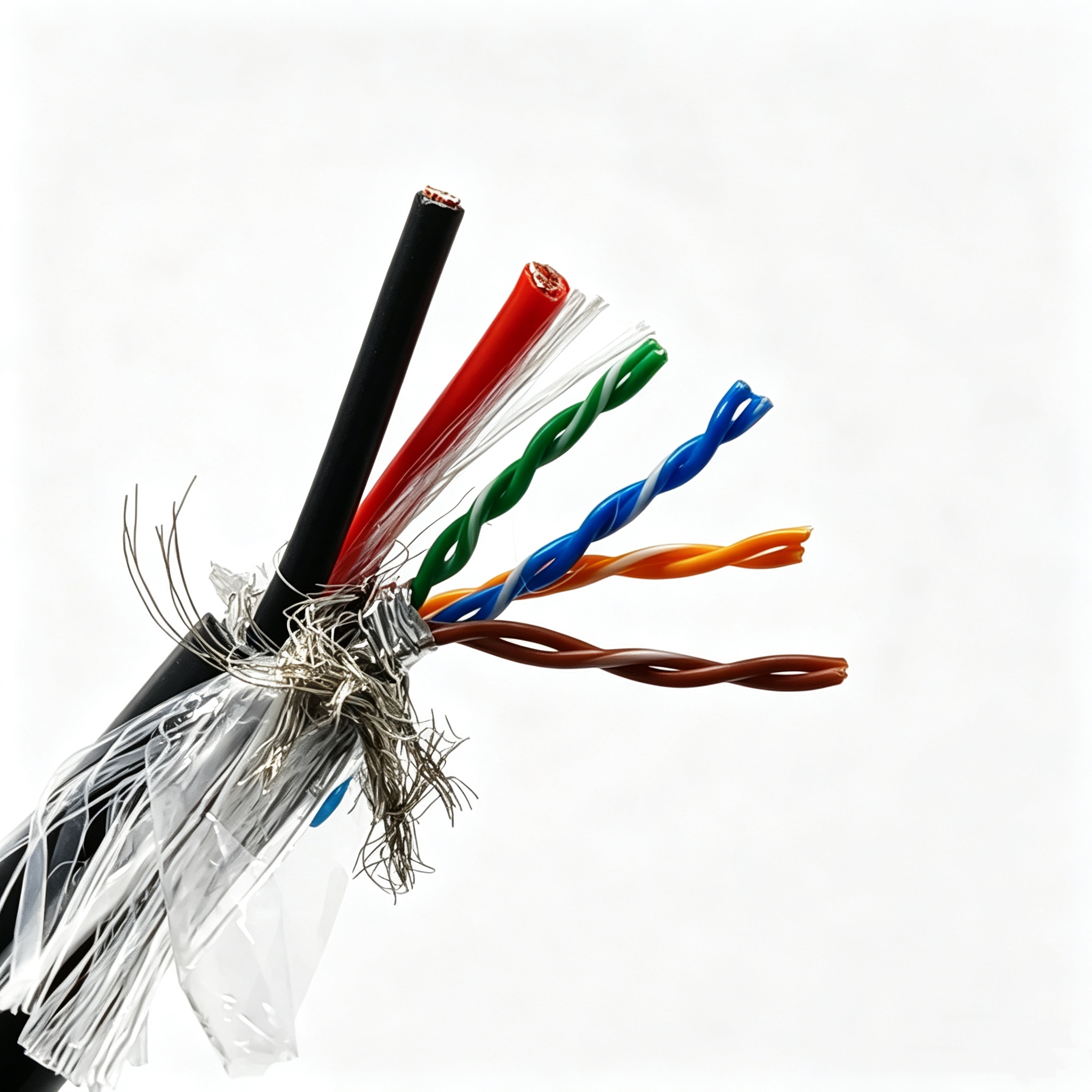 水密光电复合电缆 水密电缆 2×14AWG+STP CAT5