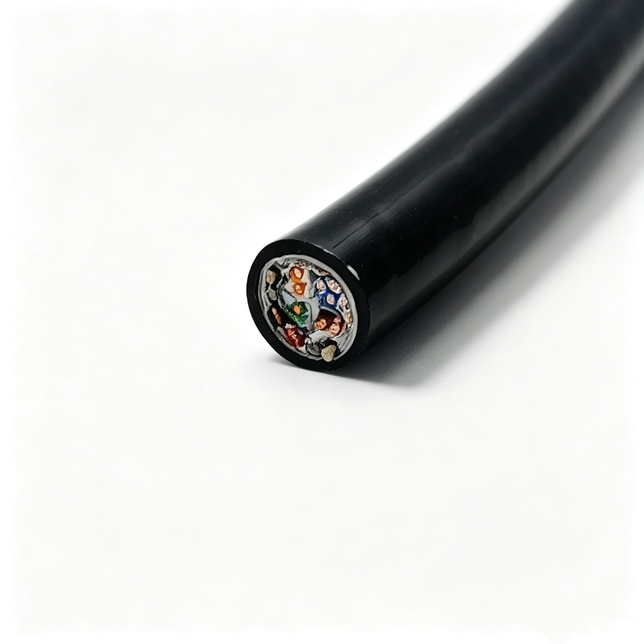 水密光电复合电缆 纵向水密电缆2×22AWG+STPCAT6-100KG